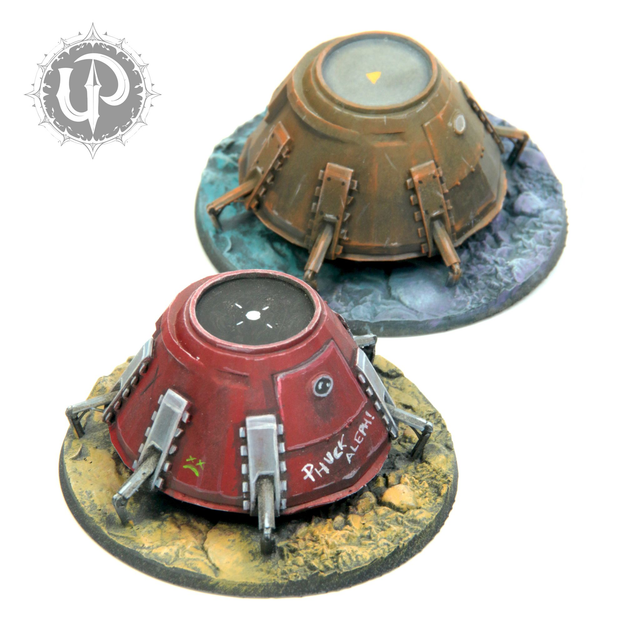 Lunar module Speedball markers 