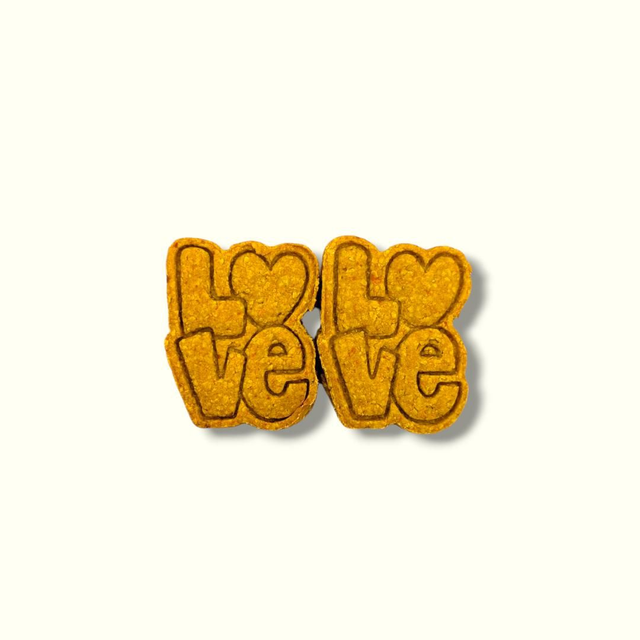 4 Love Themed Dog Cookies