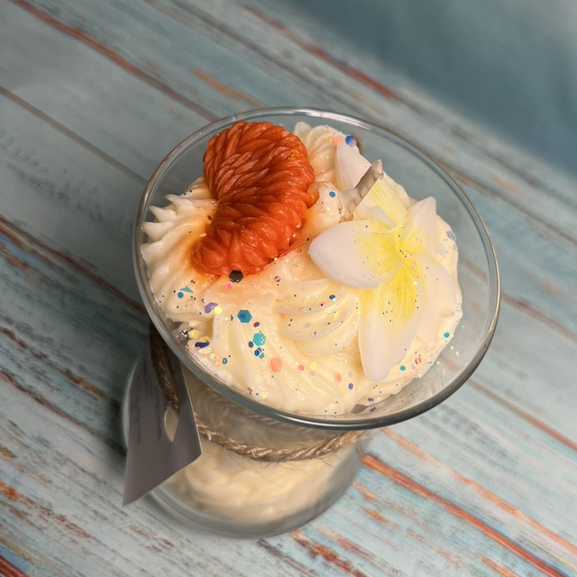 Bougie exquise monoi clémentine