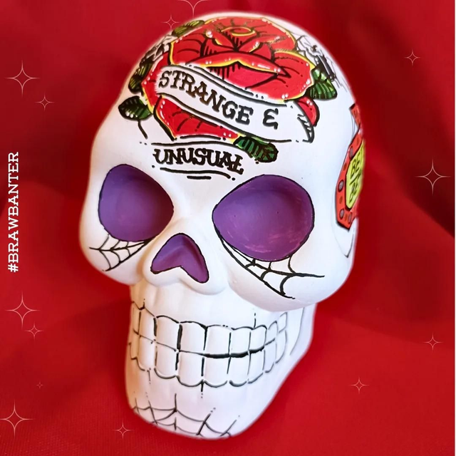 Lydia - ceramic skull 