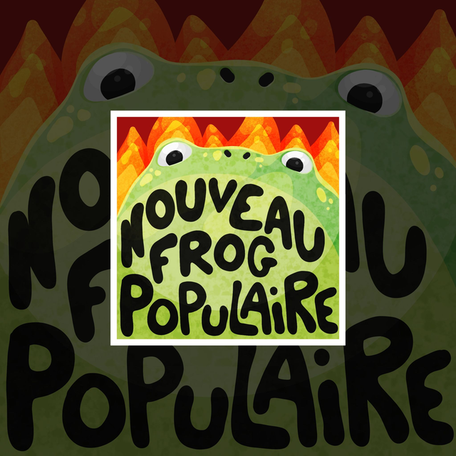 Sticker Nouveau Frog Populaire