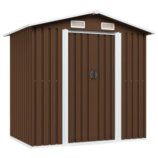 Galvanised Steel Shed - 204x132x186