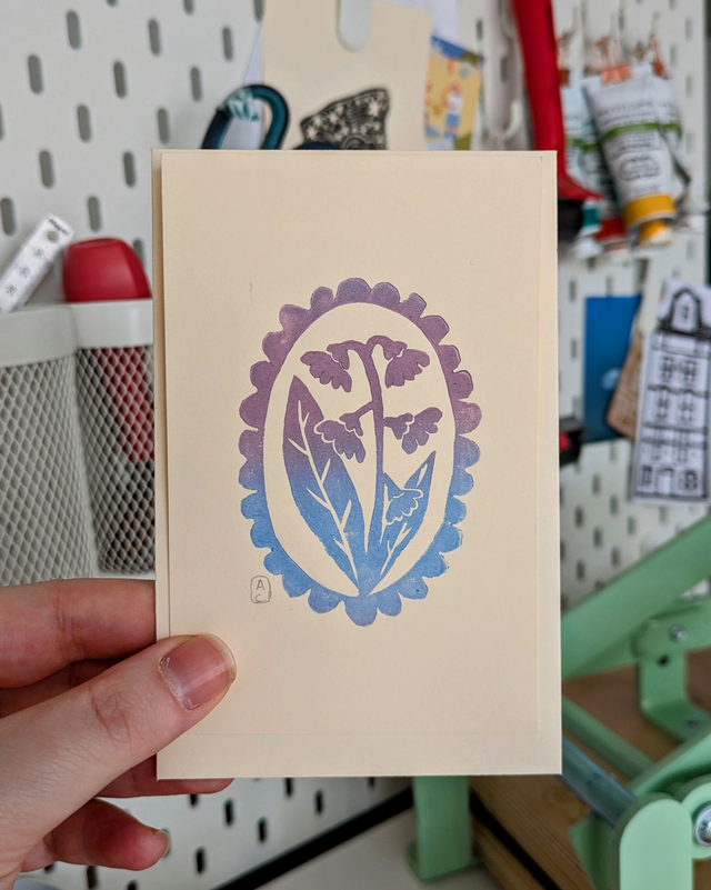 Mini portrait fleuri Muguet 