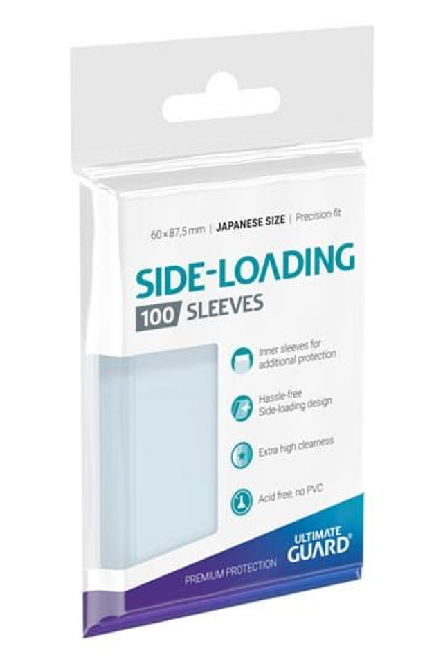 Ultimate Guard 100 pochettes Side-Loading Precise-Fit Sleeves format japonais Transparen
