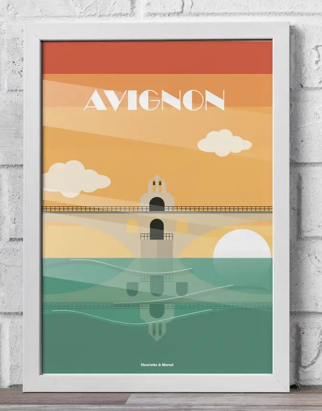 06 - Carte postale ville Avignon