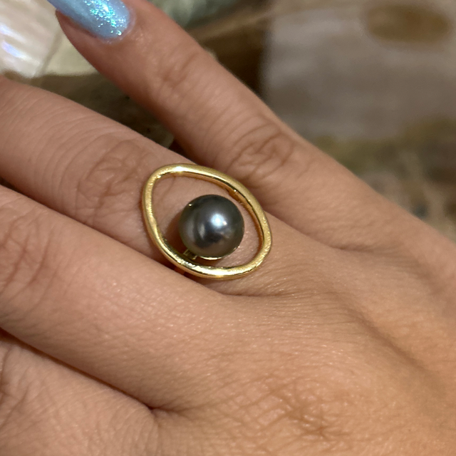 Bague Fenua (plaqué or)