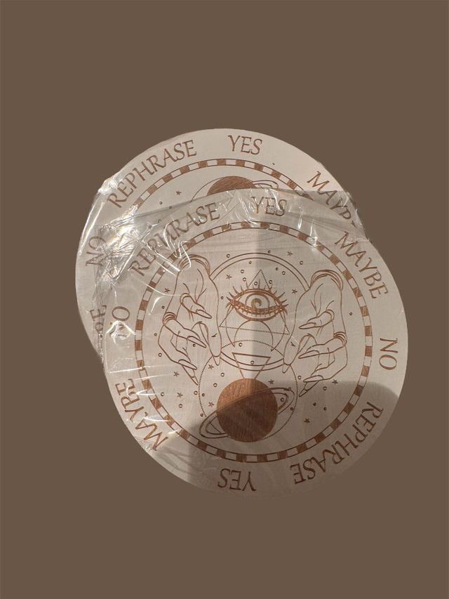 Planche de Pendule Divinatoire Mystique - Réponses Précises et Intuitives