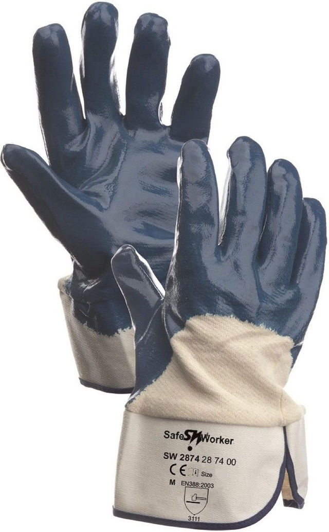 H7/2874 NBR, jersey, ventilerende rug, canvas kap,2874 