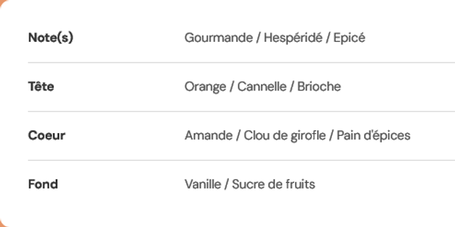 Fondant parfumé Noël " Ginger biscuit "