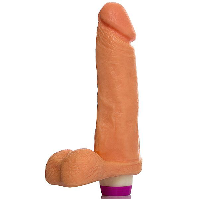 Pênis 20x4,5cm Silicone Vibro