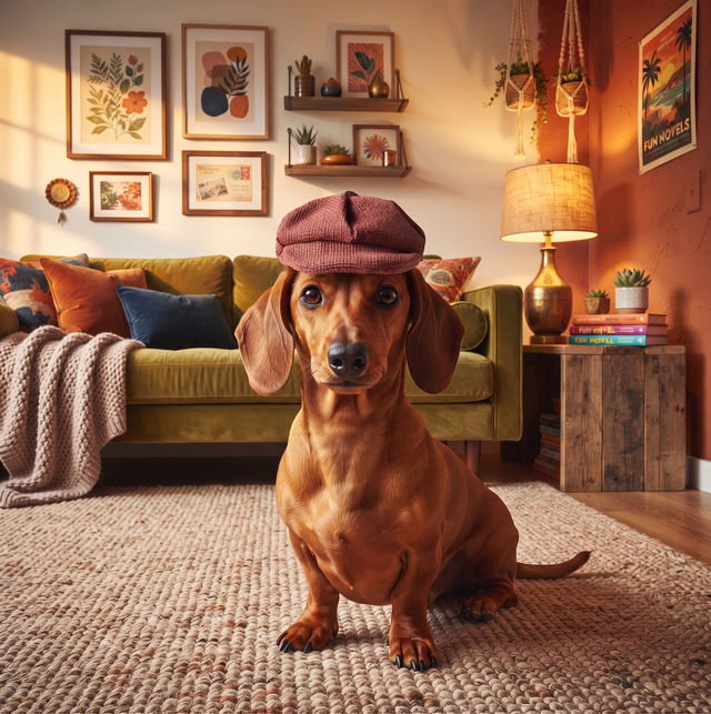 Vintage Gentleman Platte Pet