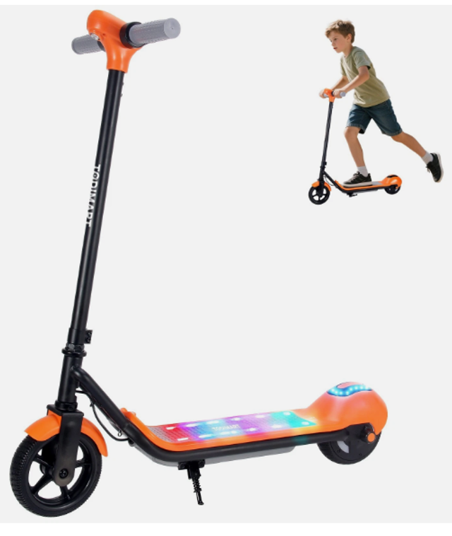 JY Trottinette électrique pour enfant, autonomie 10 km - moteur 110W - écran LCD
