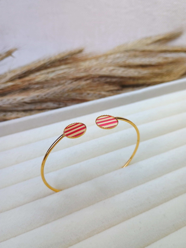 Bracelet JONC Marinière Bleue