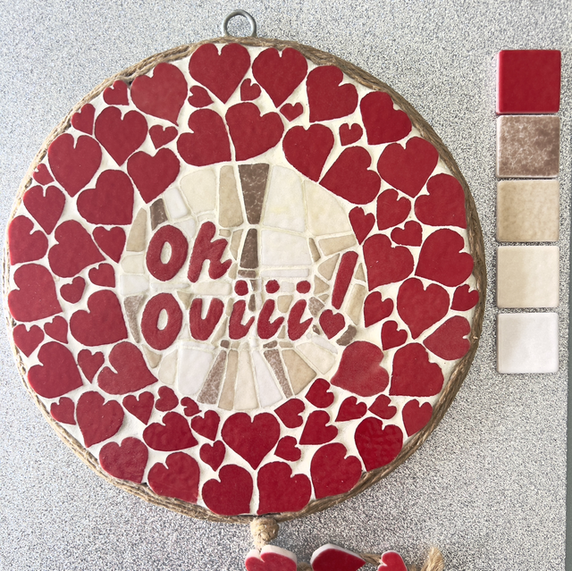 Mosaïque murale « oh ouiii ! »