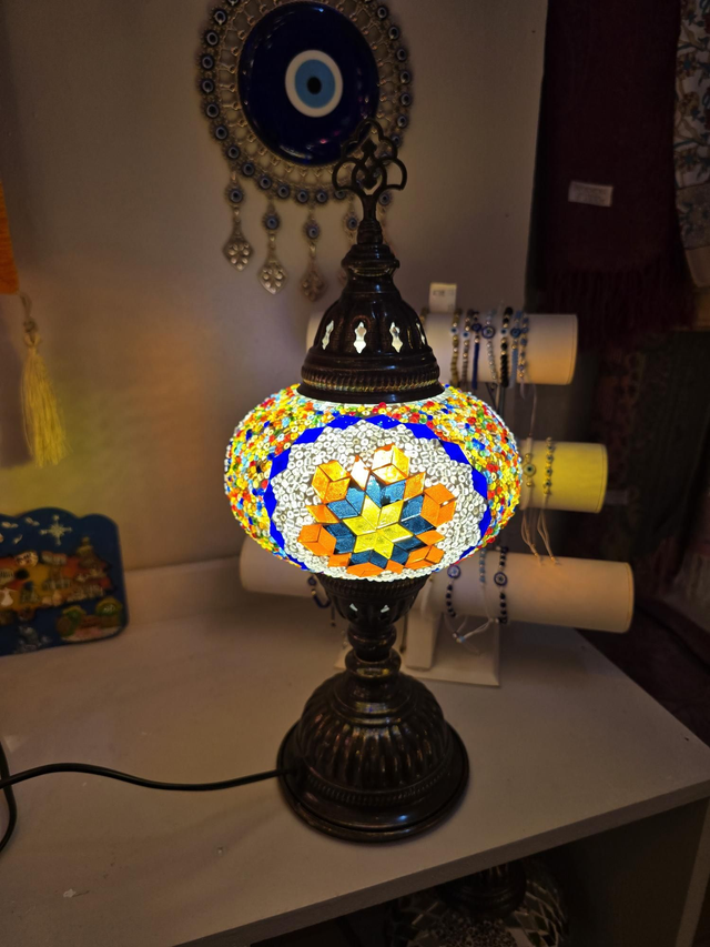 Large Mosaic Table Lamp