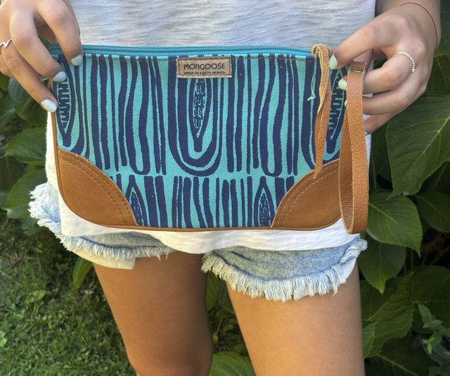Mini Clutch Seed Aqua/Indigo