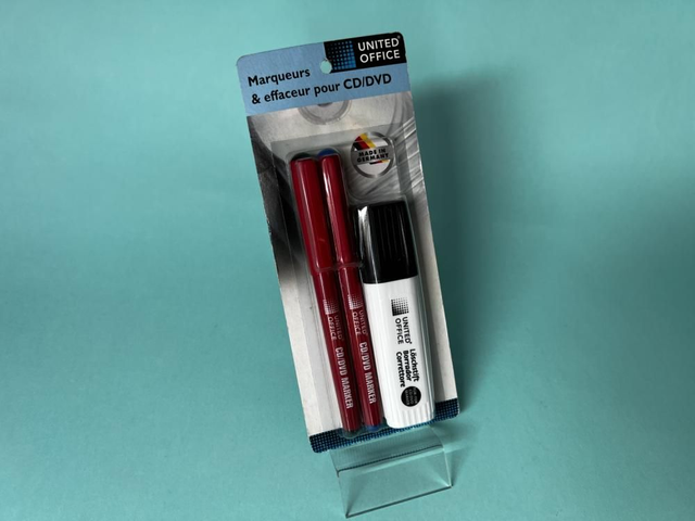 CD/DVD Marker und Löschstift Set