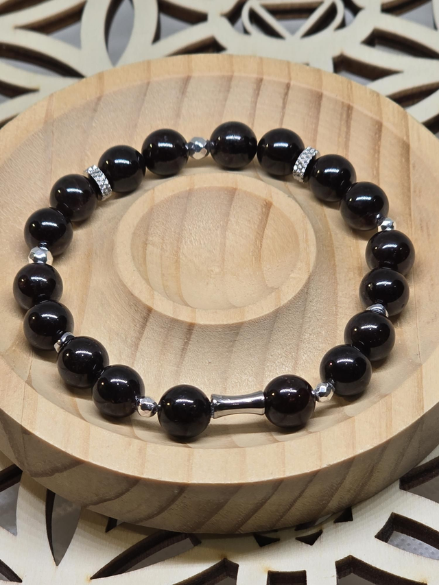 Bracelet Grenat Almandin 0,8 cm 