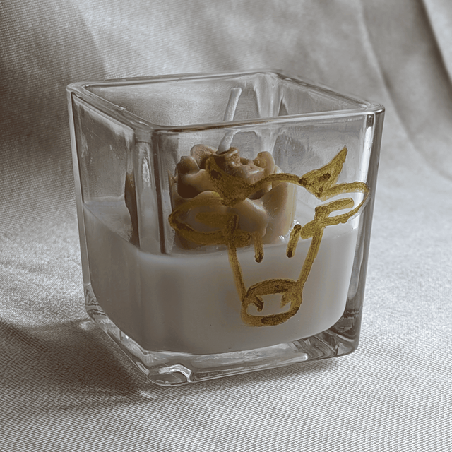 Bougie astrologique chinoise – Signe du Buffle