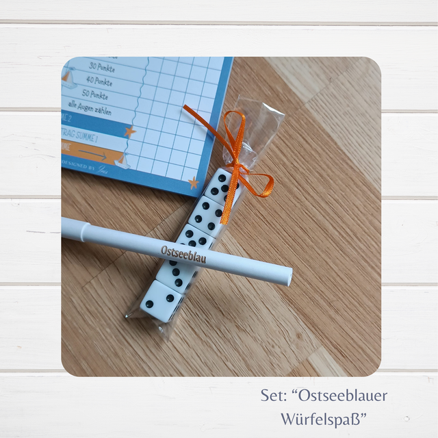 Set Ostseeblauer Würfelspaß (ArtNr.WBL0002)
