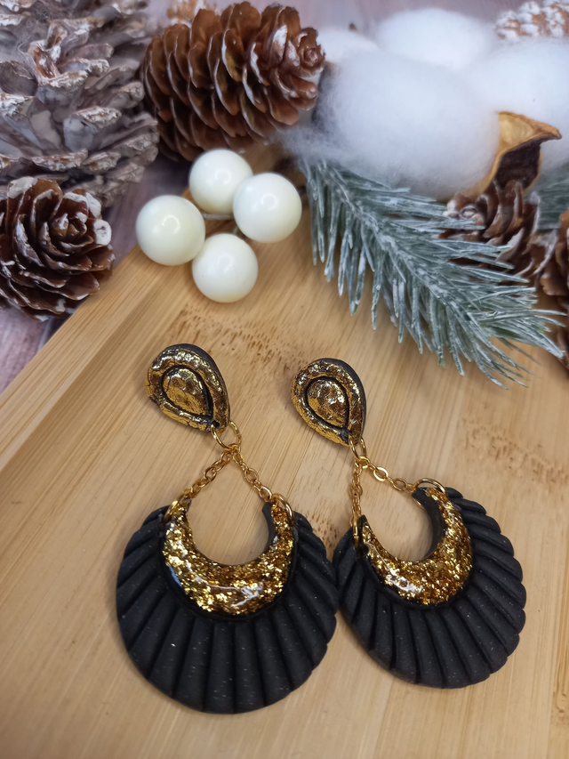 Nuit scintillante boucles d'oreilles