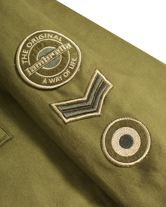 Lambretta LAMDS010 Cotton Canvas Parka - Khaki