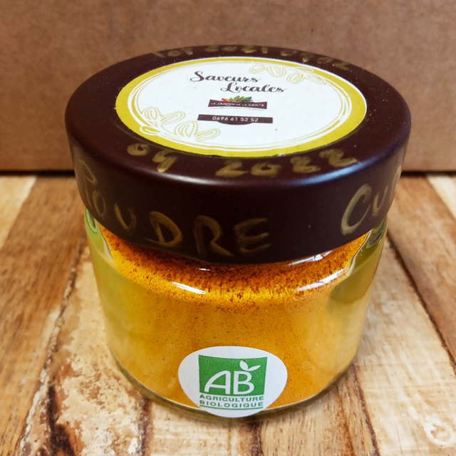 Poudre de curcuma bio 40g