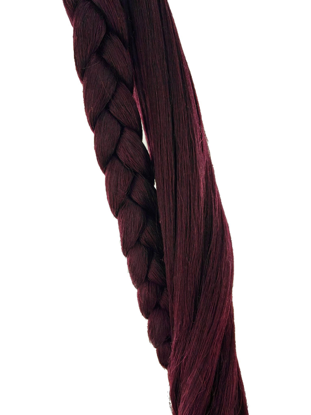 KIIMASSI PhytoBraids #BG Dark Purple Red - Pre-stretched