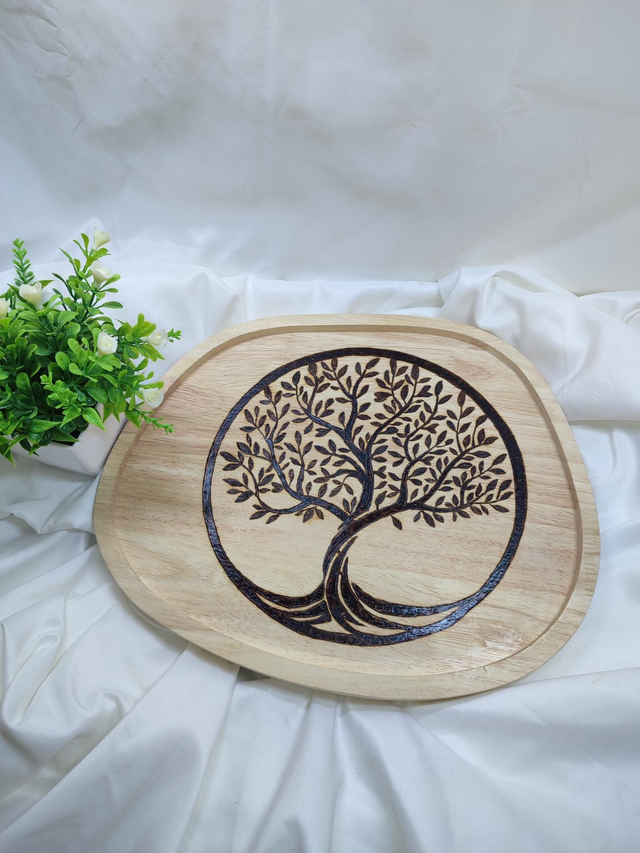 Plateau goutte arbre de vie 