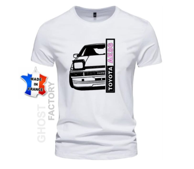 T-shirt TOYOTA AE86 Silhouette face