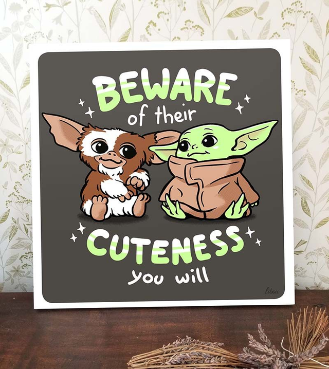 Print | Poster Gizmo & Grogu