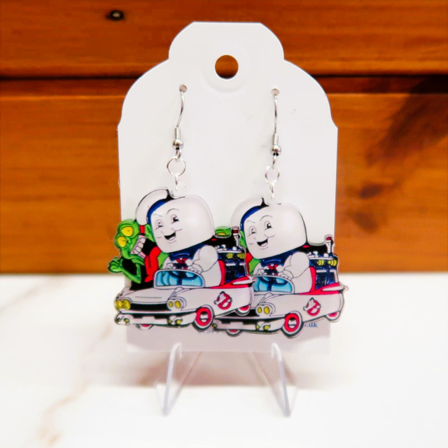 Marshmallow Man Earrings