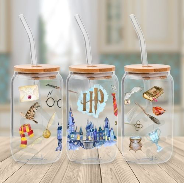 Canette en verre - Harry Potter