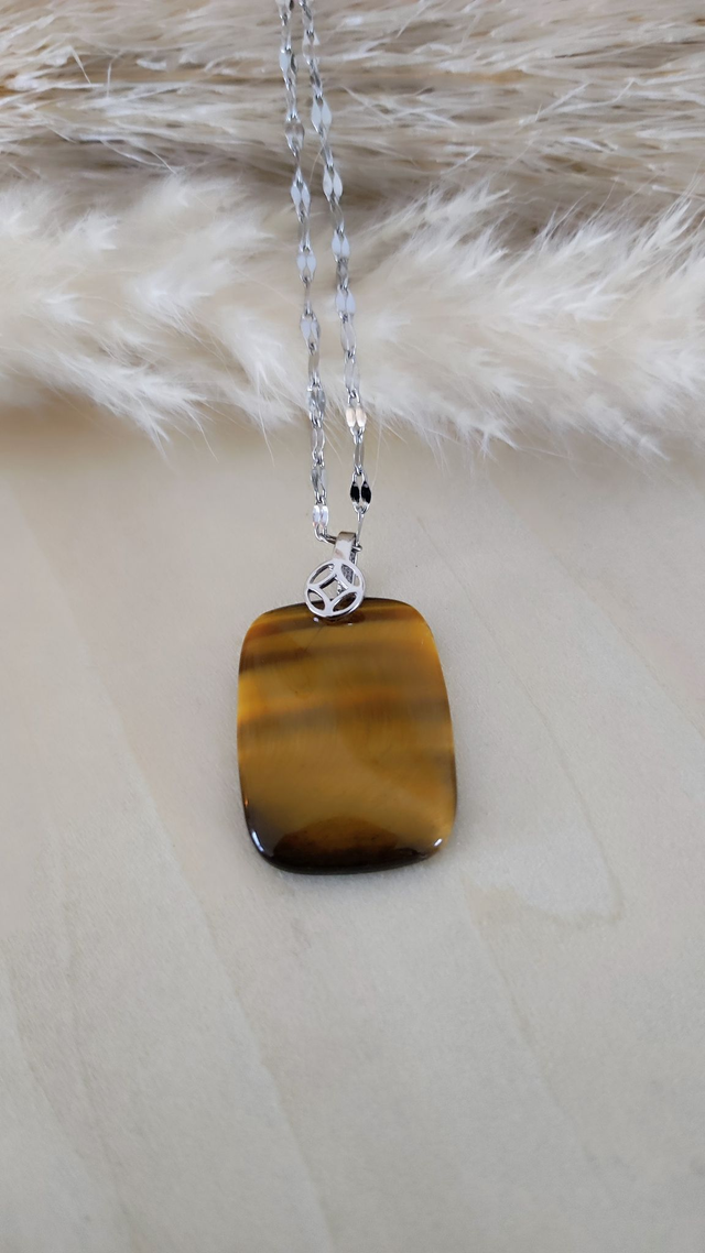 Pendentif "Destin" Oeil de tigre