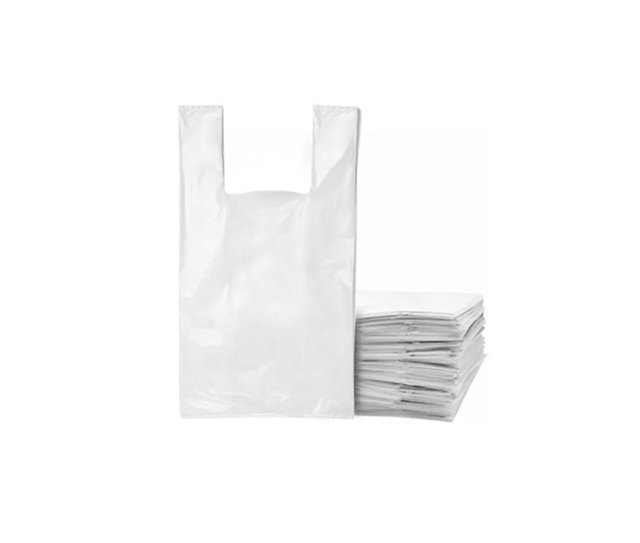 Heavy-Duty PE Plastic Bag B1 | White | BTC077