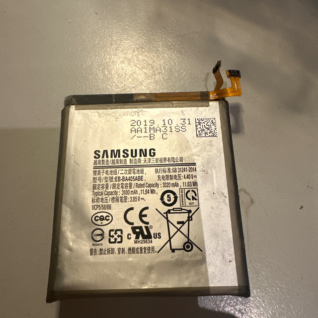 1119-Samsung Galaxy A40: Original-Ersatzakku