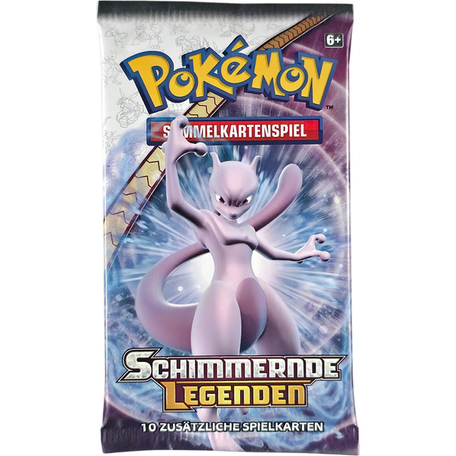 Pokémon Schimmernde Legenden Booster – Mewtu Artwork – Deutsch
