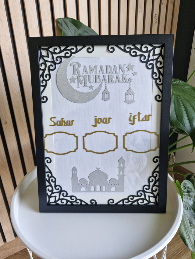 Cadre éphéméride ramadan 