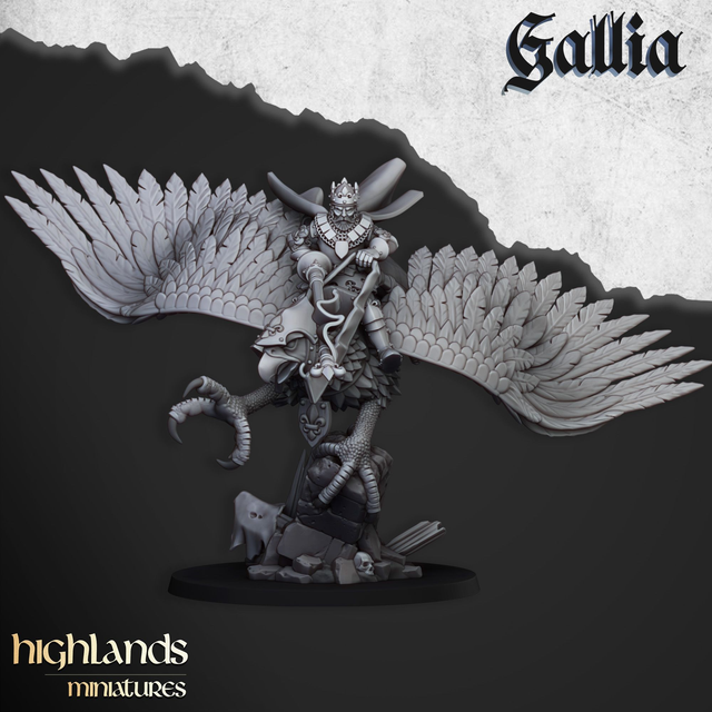 Royal Prince of Gallia on Hippogriff