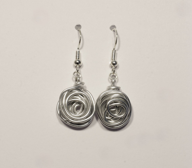 Wrapped Wire Earrings