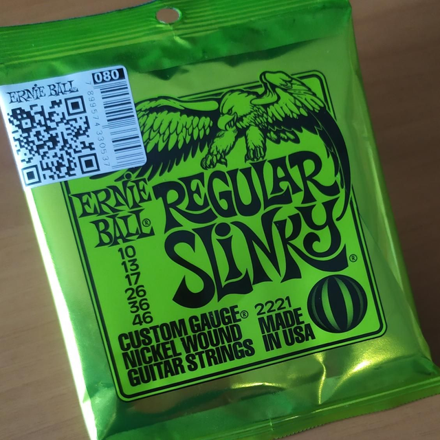 Encordoamento Guitarra 010 Ernie Ball Cód 080