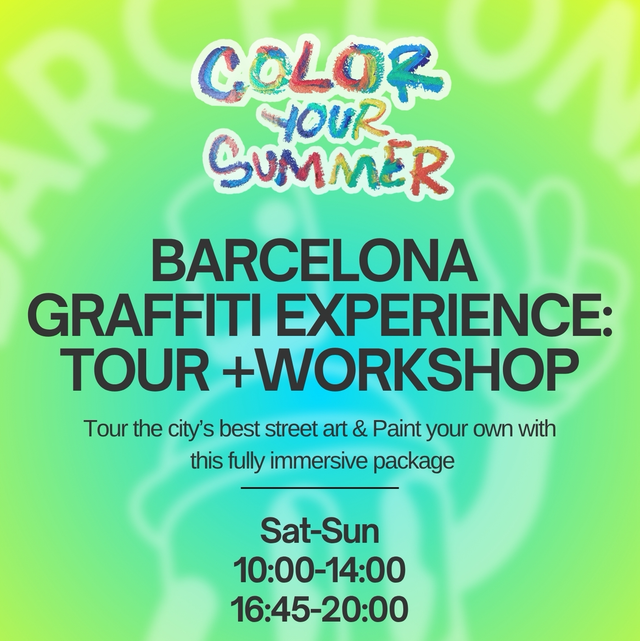 Tour &amp; Workshop – Barcelona Graffiti Experience