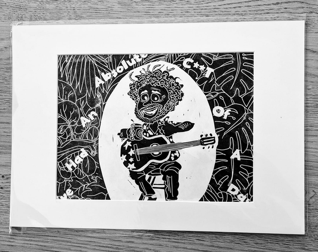 Kevin Bloody Wilson - NSFW Lino Print