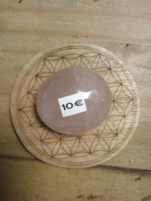 quartz rose (galet )