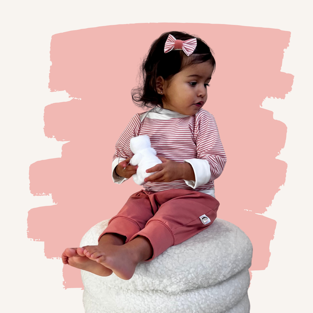 Barrette nœud anti-glisse