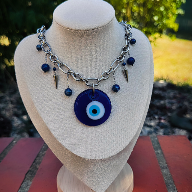 Collier NAZAR 🧿 lapis lazuli 