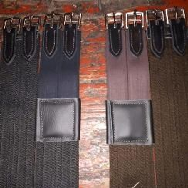 Elasticated nylon girths 