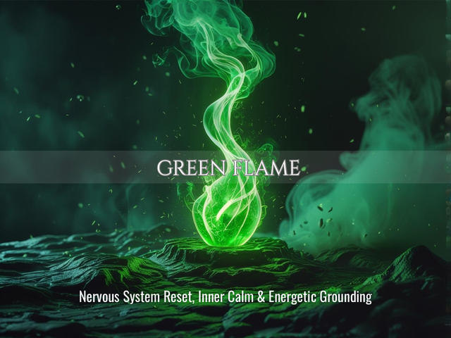 Green Flame | Nervous System Healing, Anxiety Relief & Inner Calm | Same Day Delivery