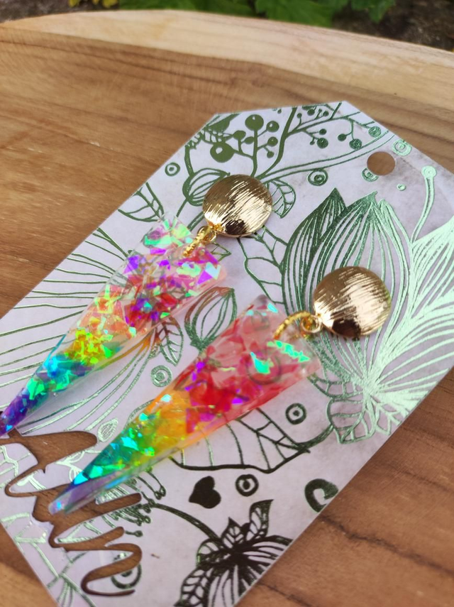 Boucles D'oreilles 'Rainbow'