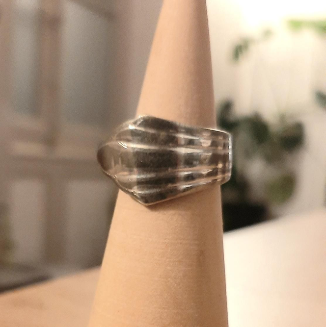 Bague en argent massif T53